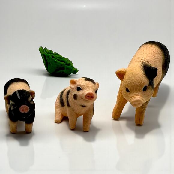 Schleich Farm World Mini Pig and Piglet Figurine 42422 Animal Toy Montessori - Picture 1 of 6